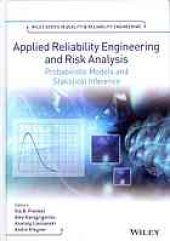 book Applied reliability engineering and risk analysis : probabilistic models and statistical inference