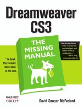 book Dreamweaver CS3 : the missing manual. - Includes index