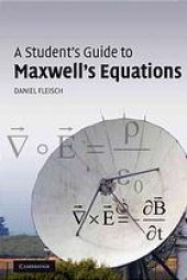 book A student's guide to Maxwell's equations