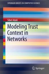 book Modeling trust context in networks