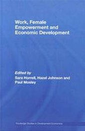 book Work, female empowerment and economic development