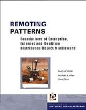 book Remoting patterns : foundations of enterprise, Internet and realtime distributed object middleware