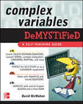 book Complex variables demystified