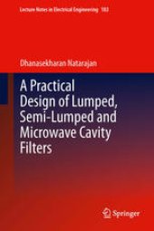 book A Practical Design of Lumped, Semi-lumped & Microwave Cavity Filters