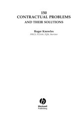 book 150 contractual problems and their solutions