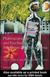 book Pharmacological and psychosocial treatments in schizophrenia