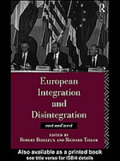 book European integration and disintegration : east and west