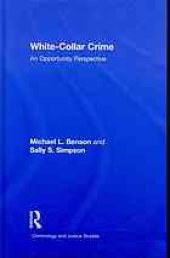 book White-collar crime : an opportunity perspective