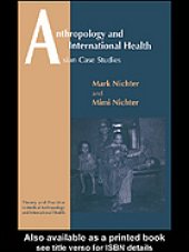 book Anthropology and international health : Asian case studies