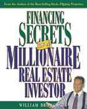 book Financing secrets of a millionaire real estate investor