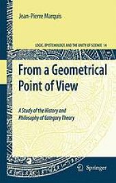 book From a Geometrical Point of View: A Study of the History and Philosophy of Category Theory