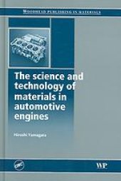 book The science and technology of materials in automotive engines