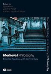 book Medieval philosophy : essential readings with commentary