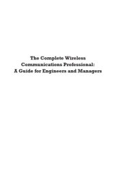 book The complete wireless communications professional : a guide for engineers and managers