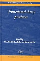 book Functional dairy products