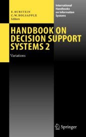 book Handbook on Decision Support Systems 2: Variations