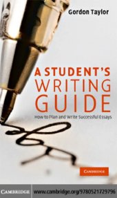 book A student's writing guide : how to plan and write successful essays