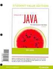 book Starting Out With Java Control Structures Through Objects Student Value Edition