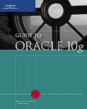 book Guide to Oracle 10g