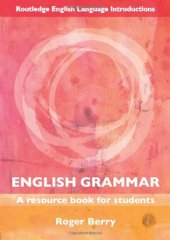 book English Grammar: A Resource Book for Students