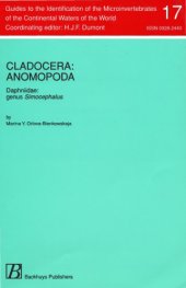 book Cladocera, Anomopoda : Daphniidae, genus Simocephalus