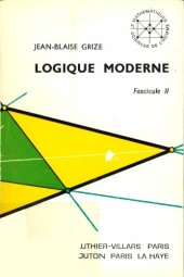 book Logique moderne, Fascicule 2