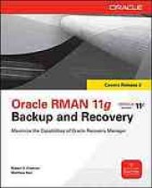 book Oracle RMAN 11g : backup and recovery