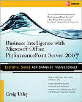 book Business intelligence with Microsoft Office PerformancePoint Server 2007