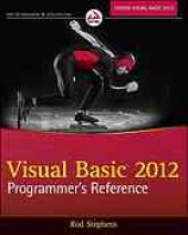 book Visual basic 2012 : programmer's reference