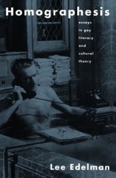 book Homographesis Essays in Gay Literary and Cultural Theory