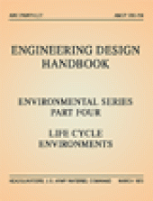 book Engineering Design Handbook, Environmental Series, Part Four: Life Cycle Environments