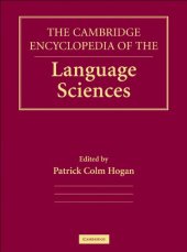 book The Cambridge Encyclopedia of the Language Sciences