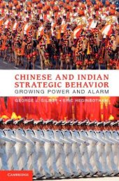 book Chinese and Indian Strategic Behavior: Growing Power and Alarm