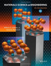 book Materials Science and Engineering: An Introduction