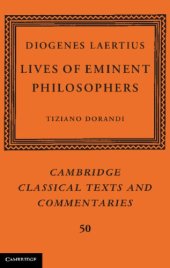 book Diogenes Laertius. Lives of eminent philosophers