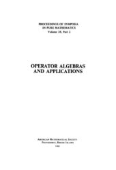 book Operator Algebras and Applications