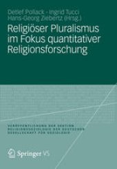 book Religiöser Pluralismus im Fokus quantitativer Religionsforschung