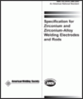 book Specification for Zirconium and Zirconium-Alloy Welding Electrodes and Rods