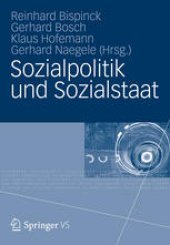 book Sozialpolitik und Sozialstaat: Festschrift für Gerhard Bäcker