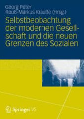 book Selbstbeobachtung der modernen Gesellschaft und die neuen Grenzen des Sozialen