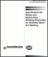 book Specification for Nickel and Nickel-Alloy Welding Electrodes for Shielded Metal Arc Welding