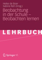 book Beobachtung in der Schule – Beobachten lernen