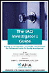 book IAQ Investigator's Guide - A Guide to Principles, Techniques, and Resources Available for Professional Indoor Air Quality Investigations