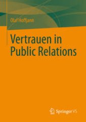 book Vertrauen in Public Relations