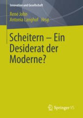 book Scheitern - Ein Desiderat der Moderne?