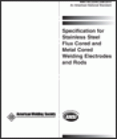 book Specification for Stainless Steel Flux Cored and Metal Cored Welding Electrodes and Rods