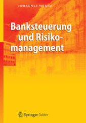 book Banksteuerung und Risikomanagement