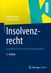 book Insolvenzrecht: Grundkurs für Wirtschaftswissenschaftler