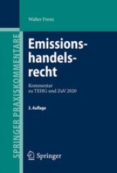 book Emissionshandelsrecht: Kommentar zu TEHG und ZuV 2020