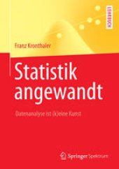 book Statistik angewandt: Datenanalyse ist (k)eine Kunst